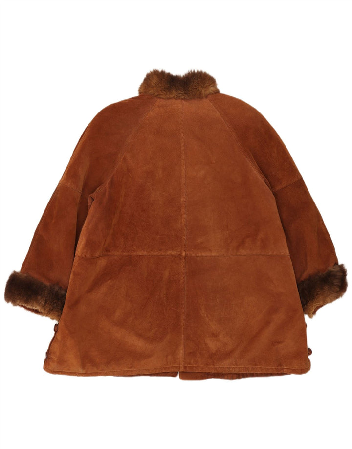 Soprabito da donna in pelle scamosciata Pascucci EU 44 XL Marrone