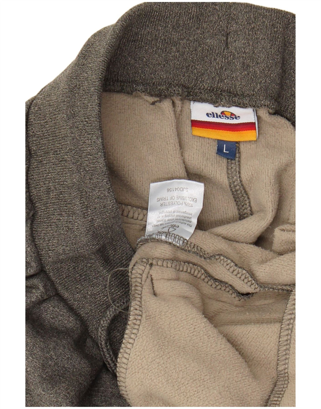 ELLESSE Pantaloni da tuta da uomo Joggers Large Poliestere chiazzato grigio