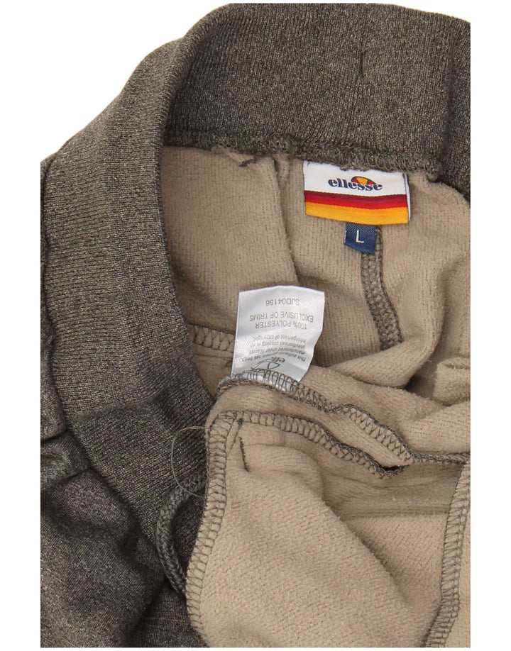 ELLESSE Pantaloni da tuta da uomo Joggers Large Poliestere chiazzato grigio