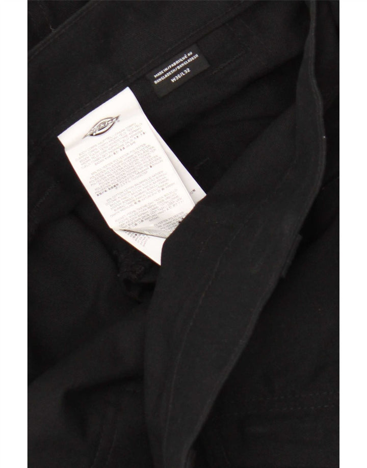 Pantaloni cargo dritti da uomo Dickies W36 L32 poliestere nero