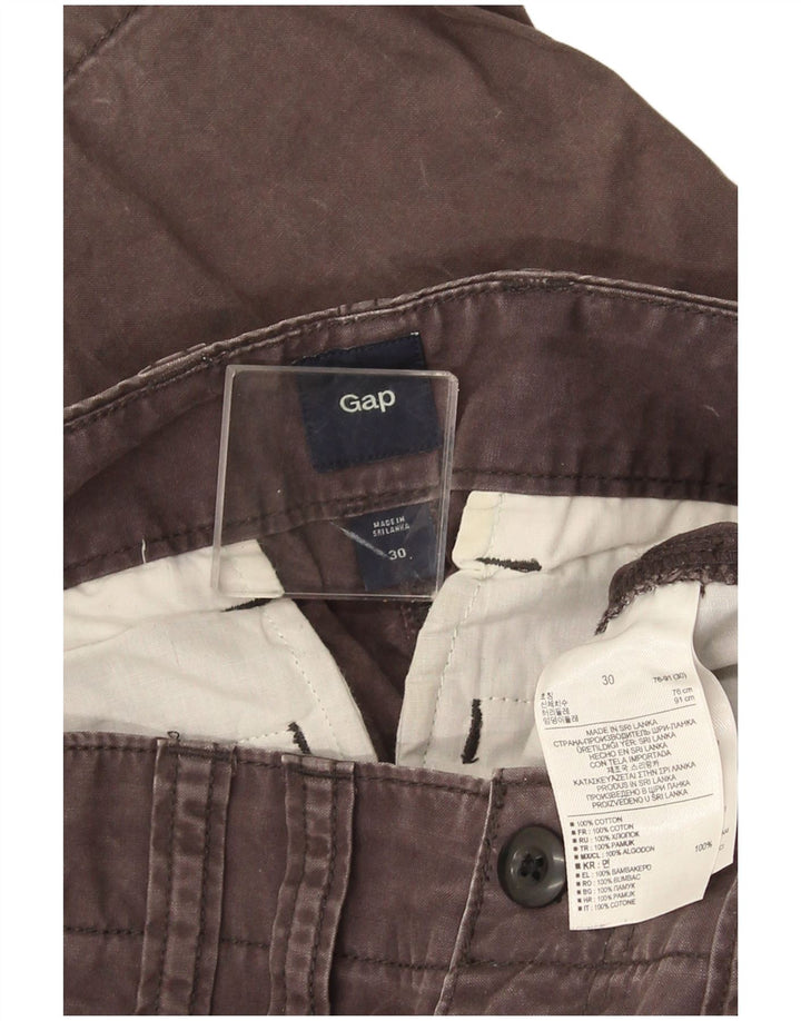 Pantaloni cargo Capri da uomo Gap W30 L22 cotone grigio