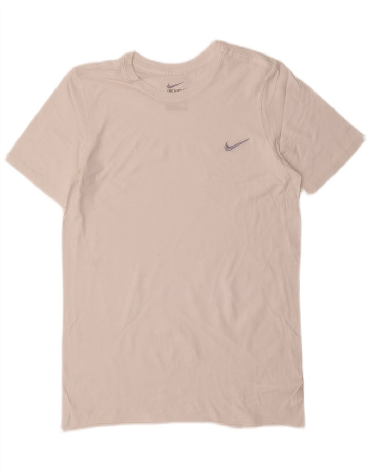 T-shirt Nike da uomo dal taglio atletico, piccola, bianca