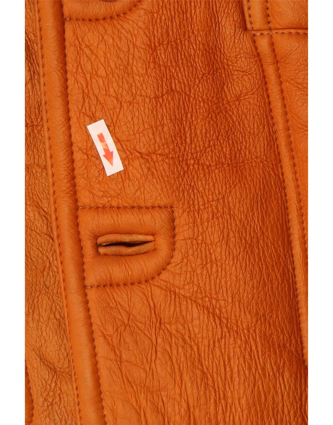 Giacca in shearling da uomo vintage UK 38 Pelle marrone medio