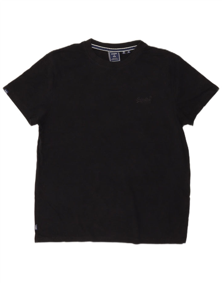 T-shirt da uomo Superdry Top XL in cotone nero