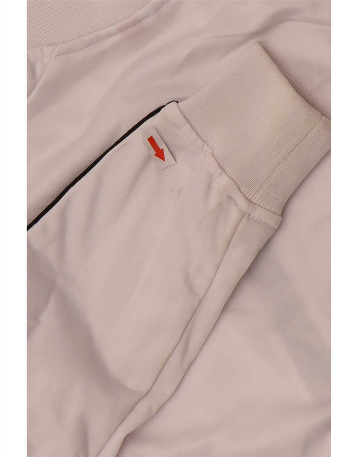 Giacca da tuta grafica da donna Kappa UK 10 Small White Colourblock