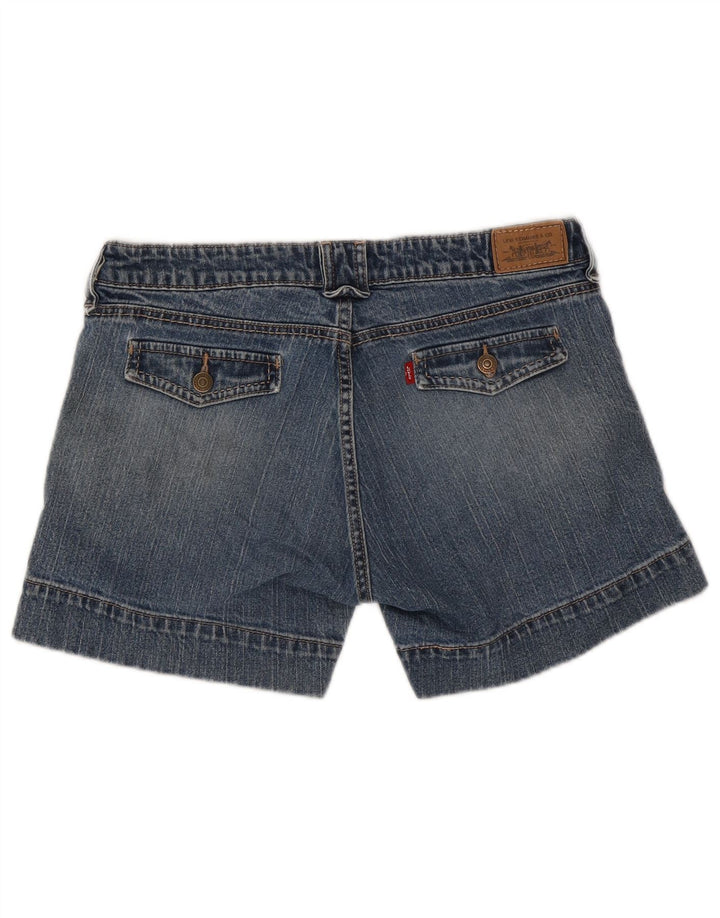 LEVI'S Pantaloncini di jeans 545 da donna US 10 Large W32 Cotone blu