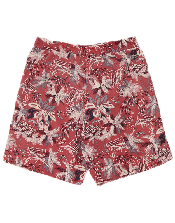 Pantaloncini da bagno Columbia da bambino 15-16 anni in nylon floreale rosso