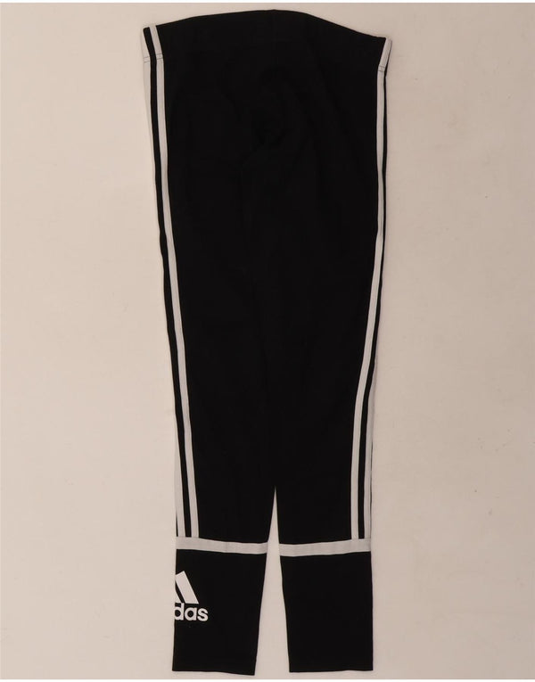 Leggings grafici Adidas da donna UK 12/14 medio nero