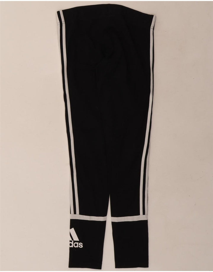 Leggings grafici Adidas da donna UK 12/14 medio nero