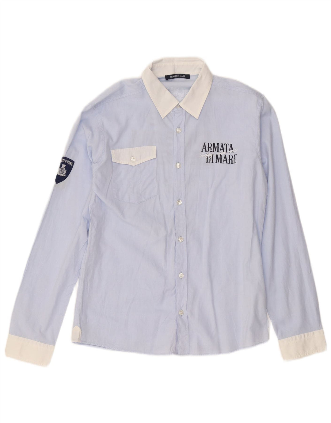Camicia grafica per ragazzi Armata Di Mare 13-14 anni XL in cotone blu