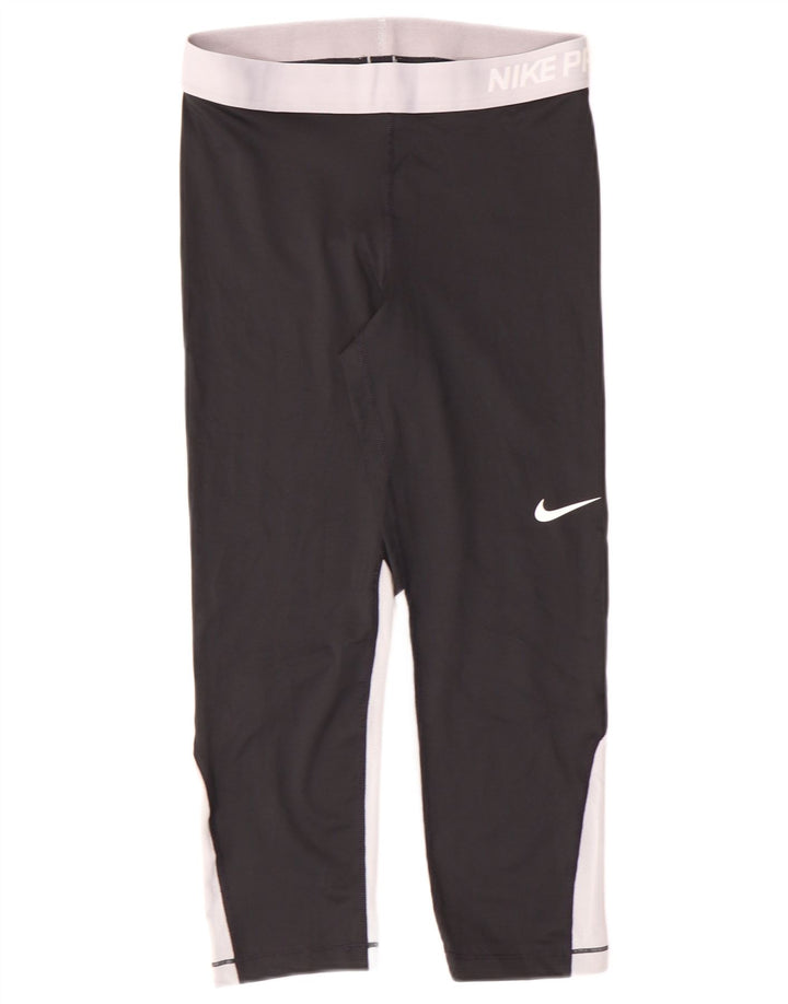 Leggings Nike Dri Fit da donna UK 14 medio nero poliestere sportivo