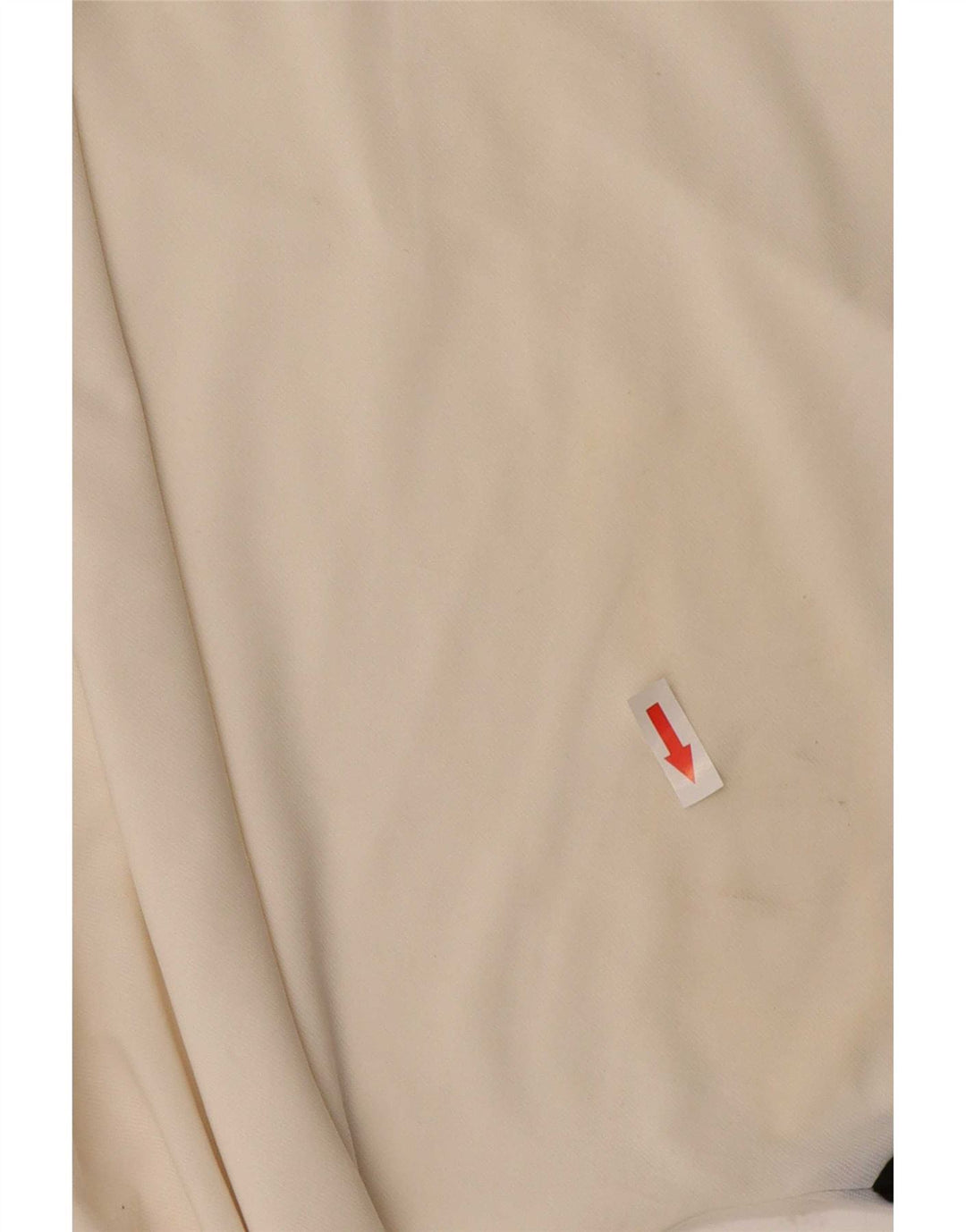 T-shirt da donna Zara Top UK 14 poliestere bianco sporco medio