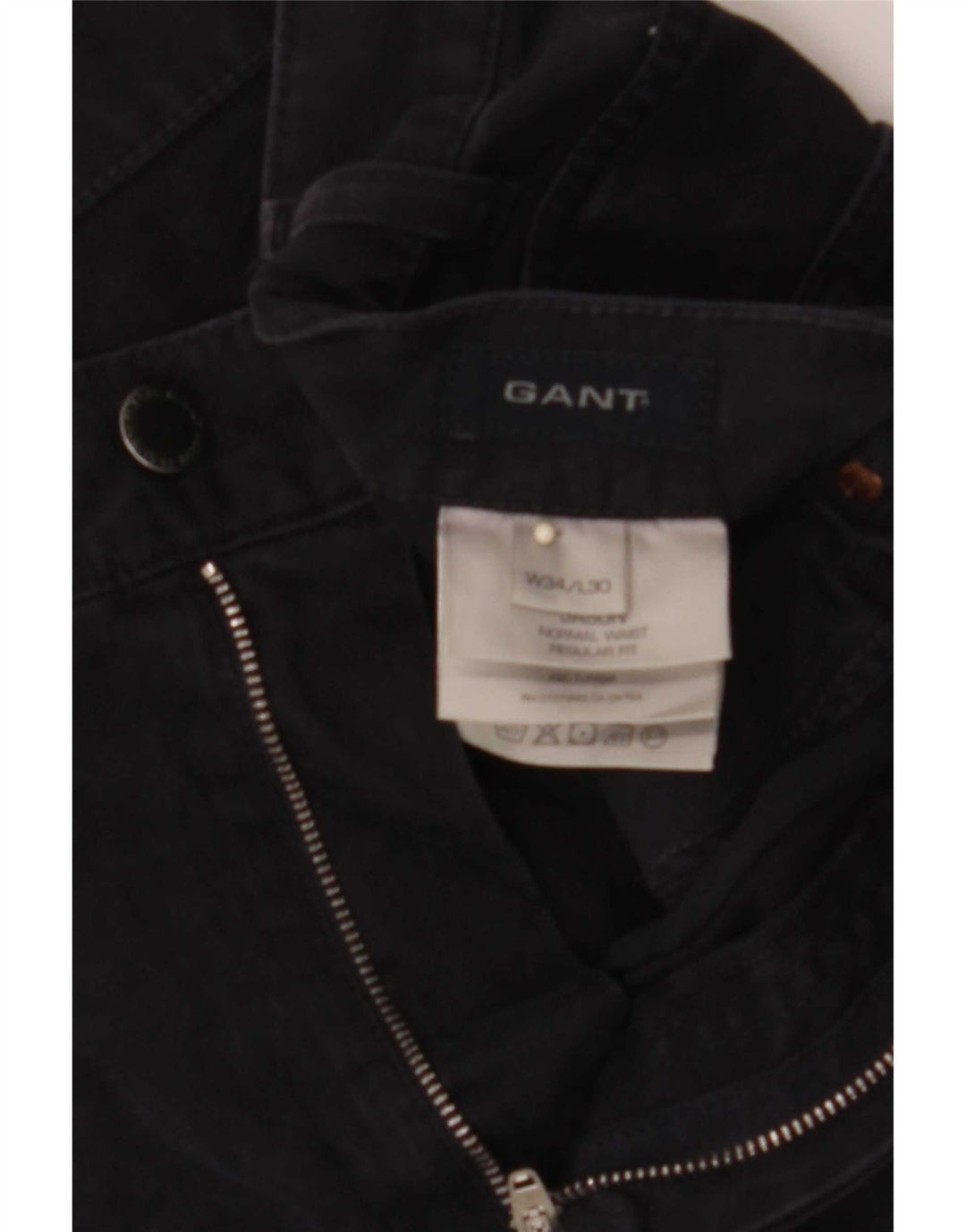 Jeans dritti da uomo Gant W34 L30 cotone blu navy