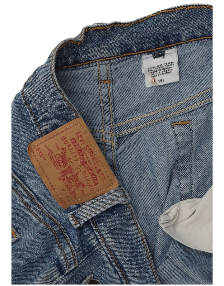 Jeans Levi's 515 Bootcut da donna US 16 2XL W36 L32 Cotone blu