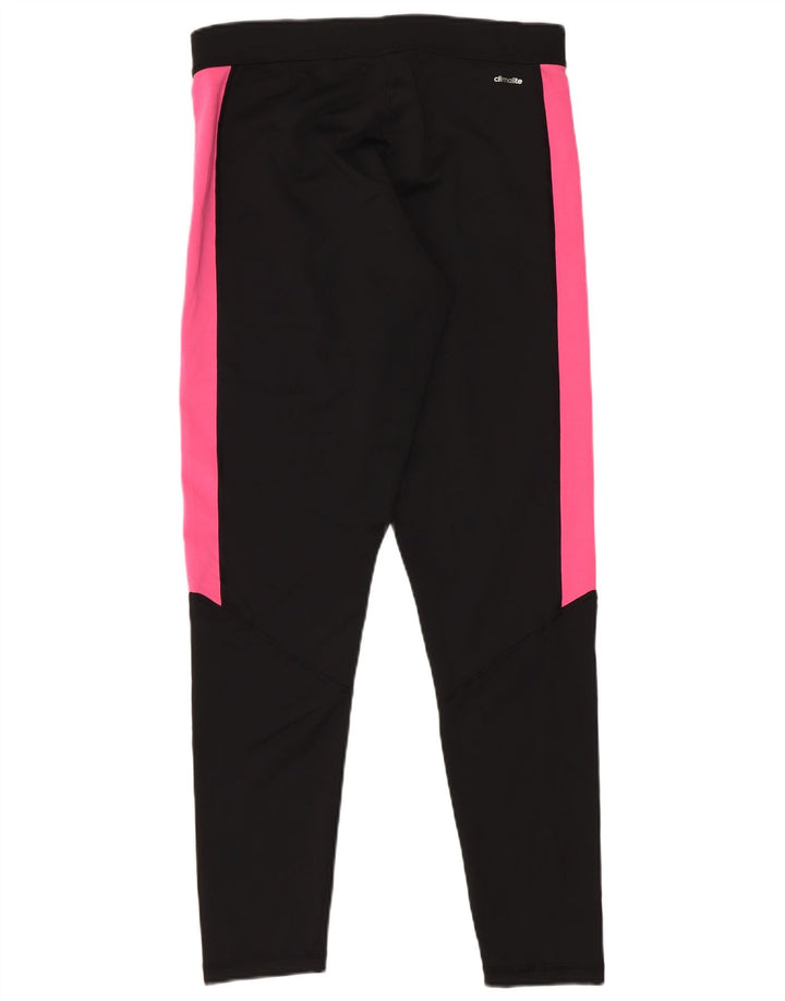 Leggings grafici da donna Adidas UK 12/14 Medium Black Colourblock