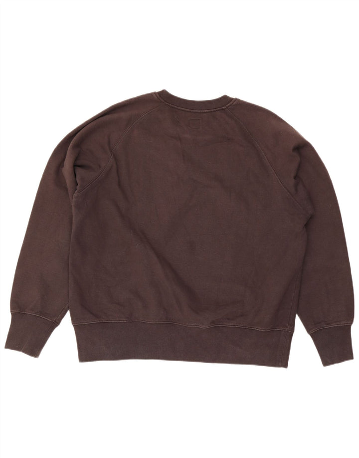 Felpa grafica da uomo Adidas Jumper XL in cotone marrone