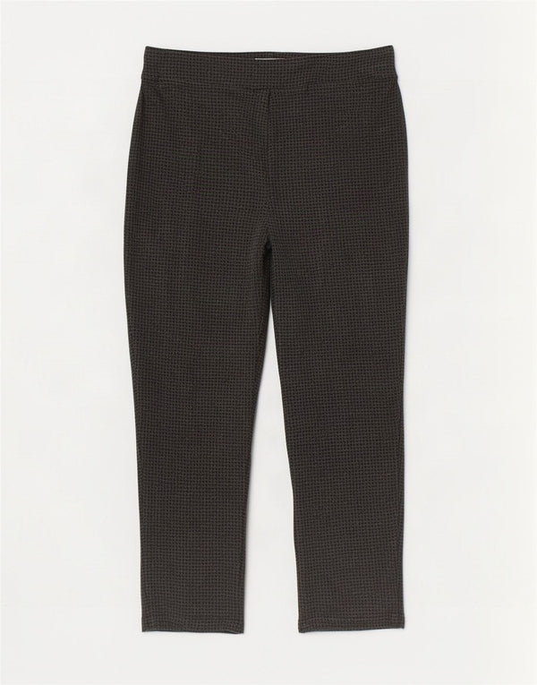 Pantaloni corti da donna Marks & Spencer UK 18 XL W38 L24 Pied de poule grigio