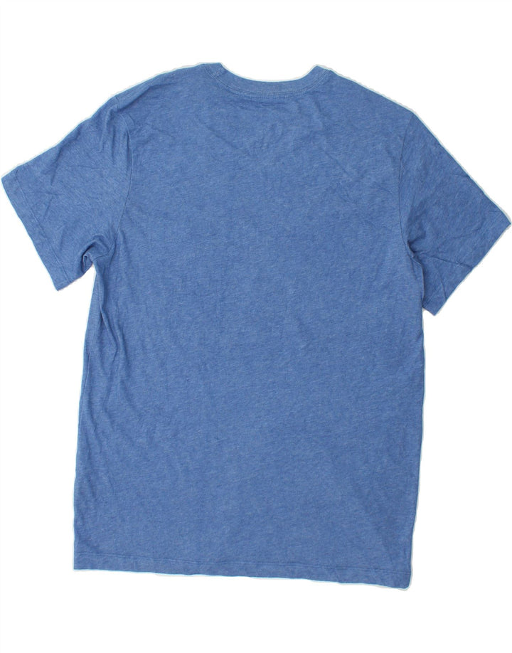 NIKE Mens Dri Fit Graphic T-Shirt Top Medium Blue Cotton Vintage Nike and Second-Hand Nike from Messina Hembry 