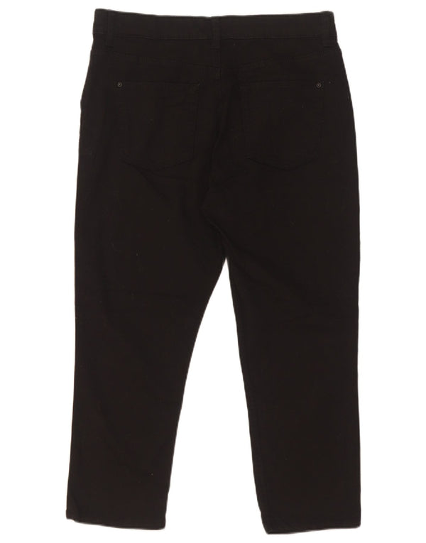Pantaloni corti da donna Marks & Spencer UK 12 medi W30 L22 neri