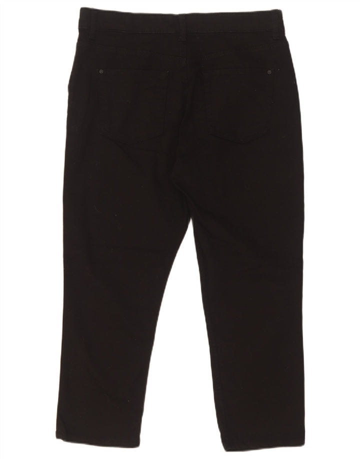 Pantaloni corti da donna Marks & Spencer UK 12 medi W30 L22 neri