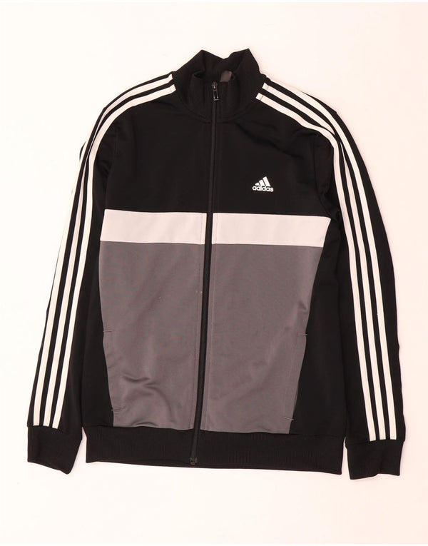 Giacca da tuta ADIDAS Aeroready per ragazzi 13-14 anni Colorblock nera