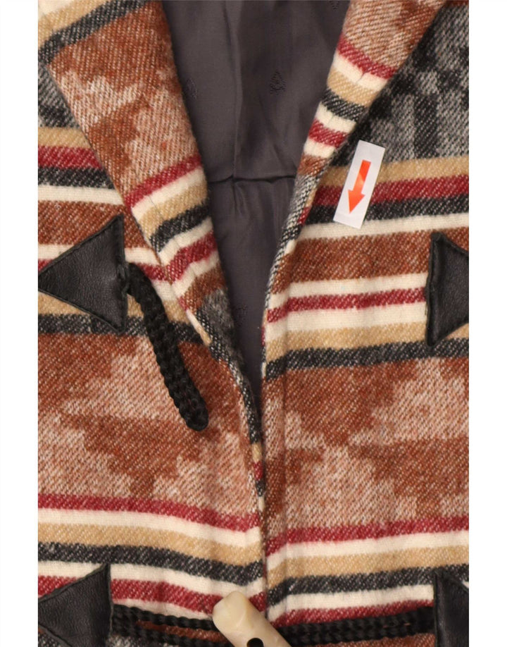 Montgomery vintage da donna UK 20 2XL multicolore geometrico