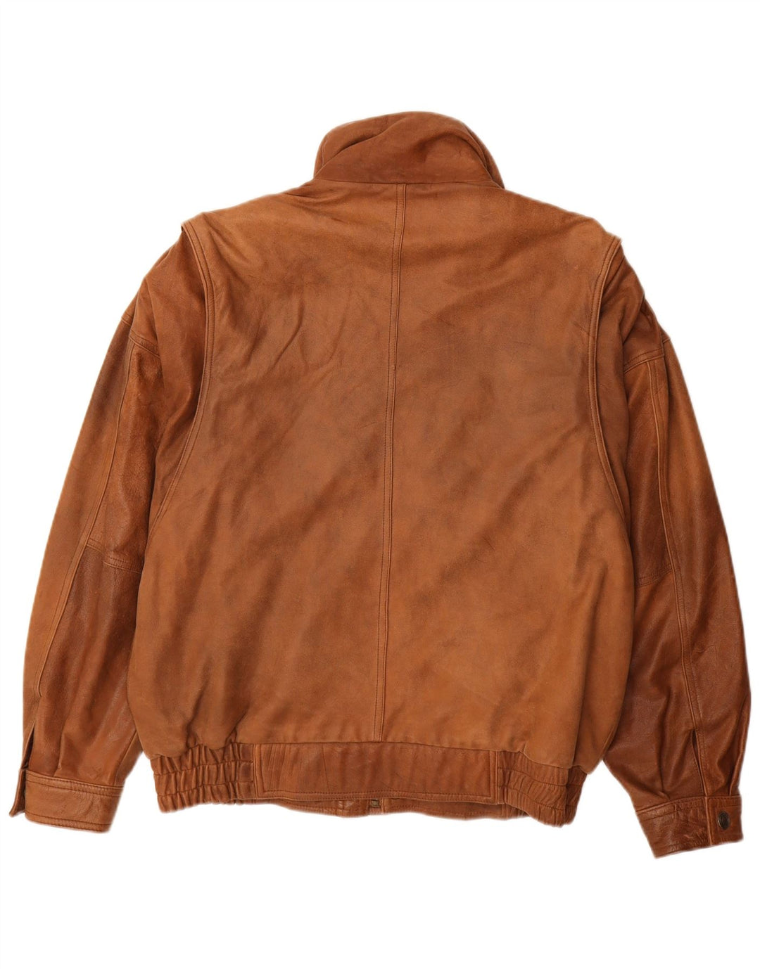 CARLO COMBERTI Giubbotto in Pelle Uomo IT 48 Pelle Marrone Medio