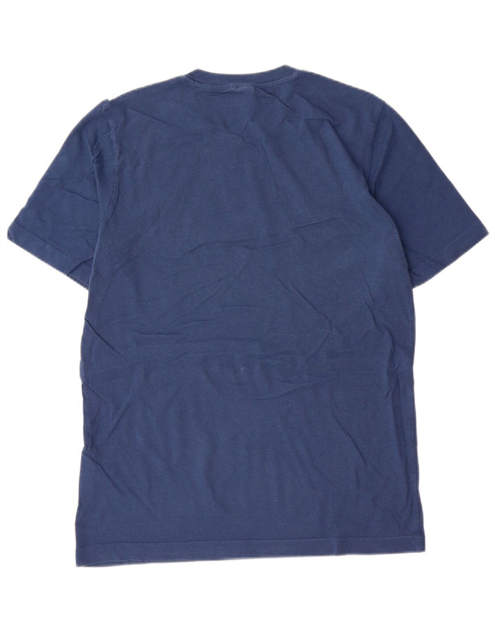 T-shirt Adidas da uomo Top Small in cotone blu navy