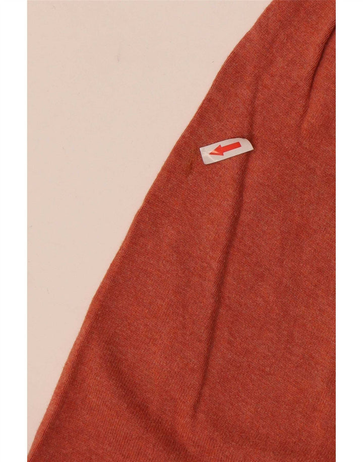 Maglione maglione girocollo da uomo Marks & Spencer XL cotone arancione