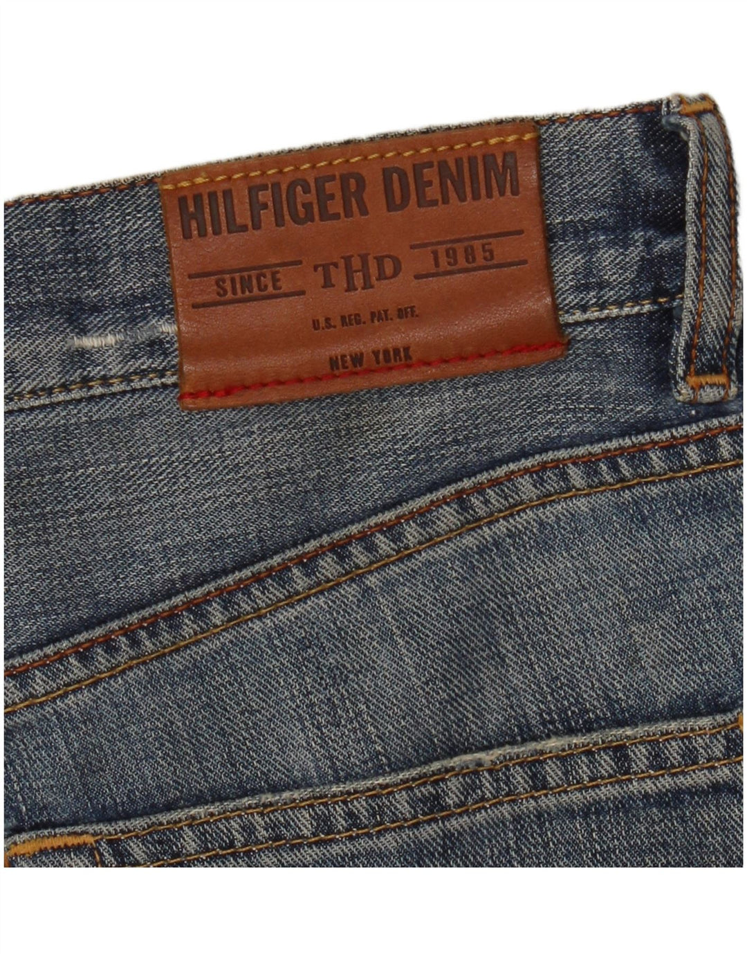 Jeans dritti dritti dritti da uomo Tommy Hilfiger W32 L35 blu