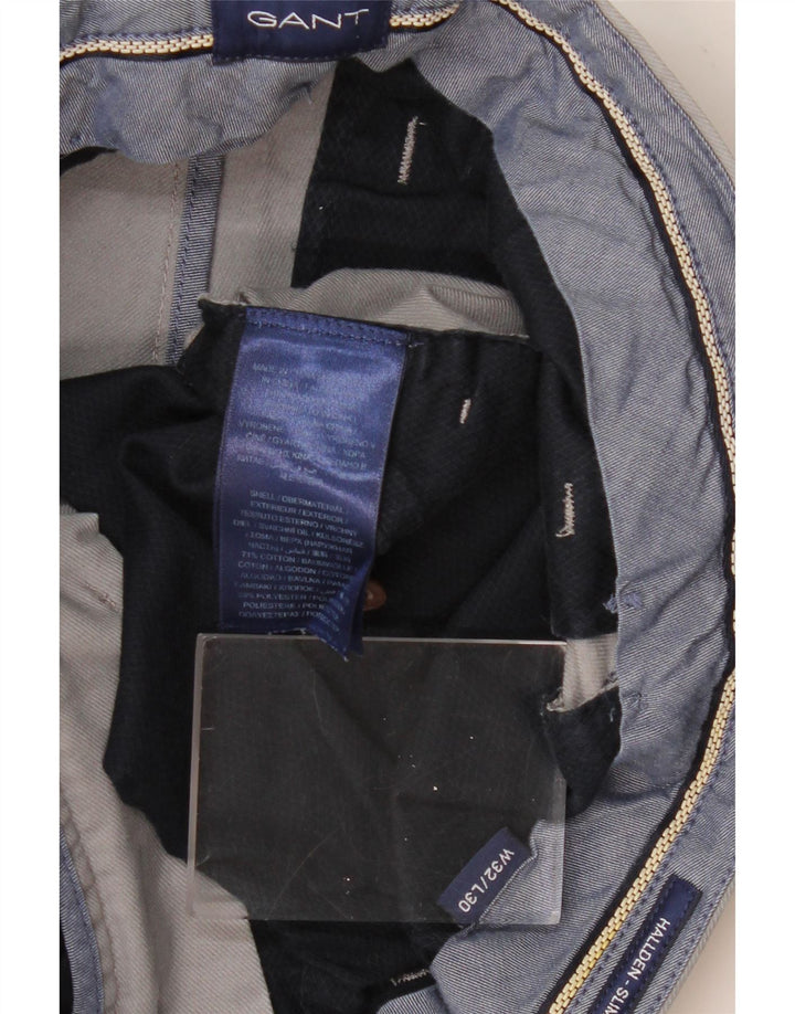 GANT Pantaloni chino slim Hallden da uomo W32 L30 in cotone grigio