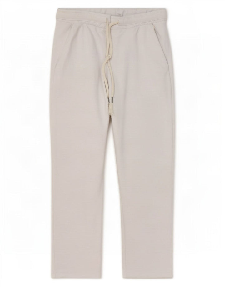 Pantaloni della tuta da donna Zara UK 10 piccoli bianchi