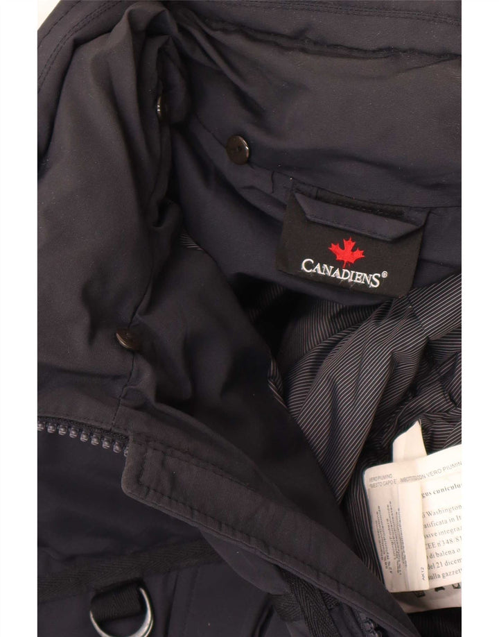 Giacca imbottita da uomo Canadiens UK 42 XL Cotone blu navy