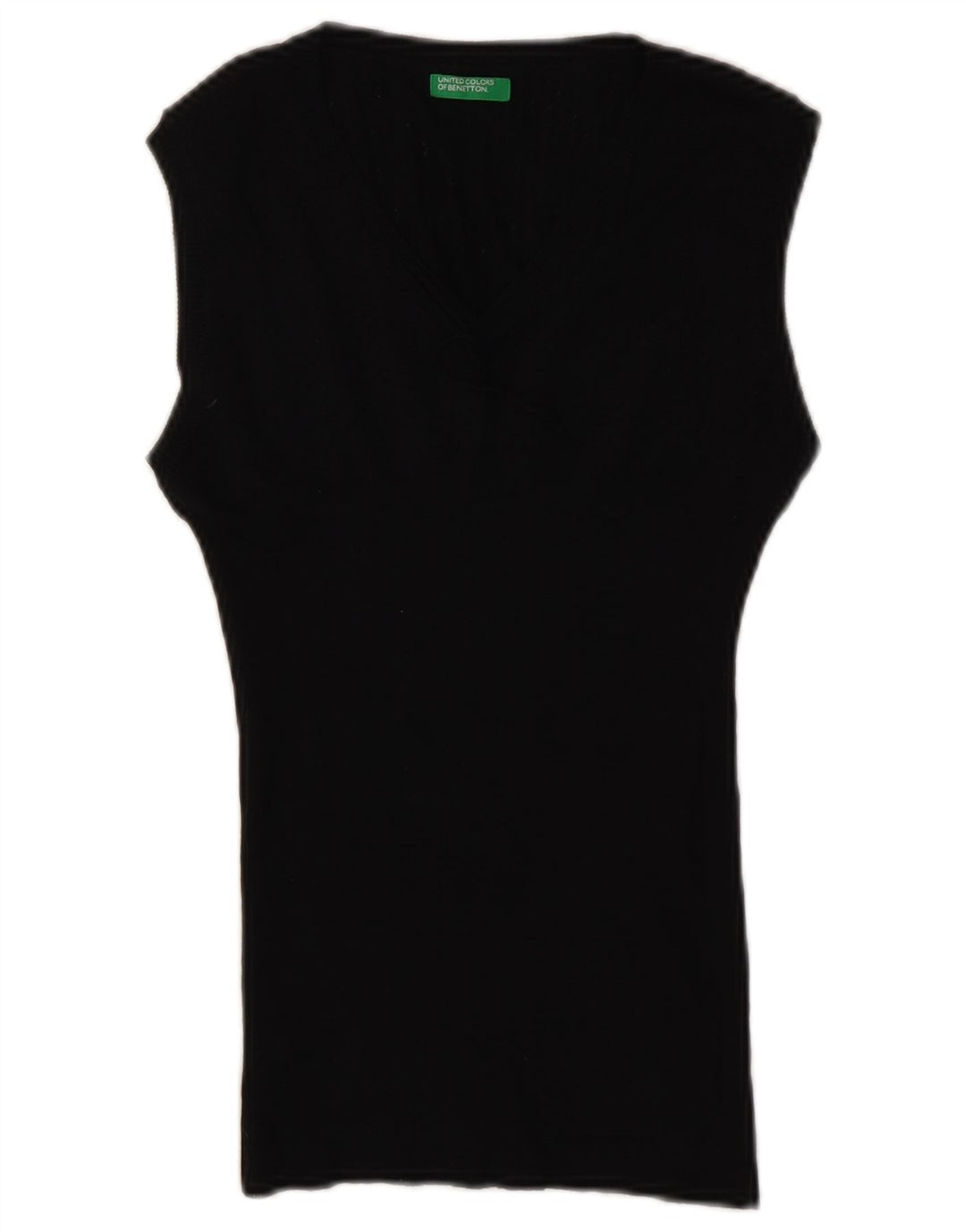 Canotta da donna Benetton Canotta UK 14 Large Nera in lana