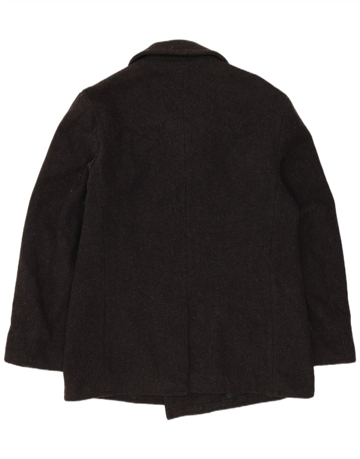 Caban Uomo Benetton IT 48 Lana Grigio Medio