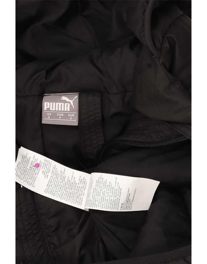 Giacca imbottita con cappuccio grafico da uomo Puma UK 36 Small Nero Poliestere