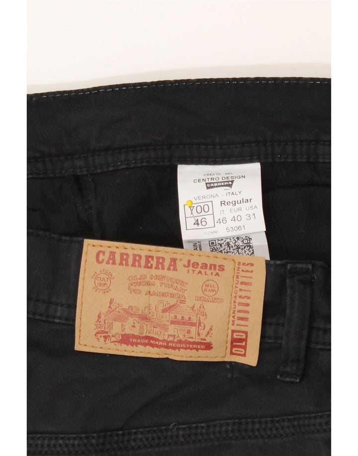 Jeans slim da uomo Carrera IT 46 piccolo W31 L34 cotone nero
