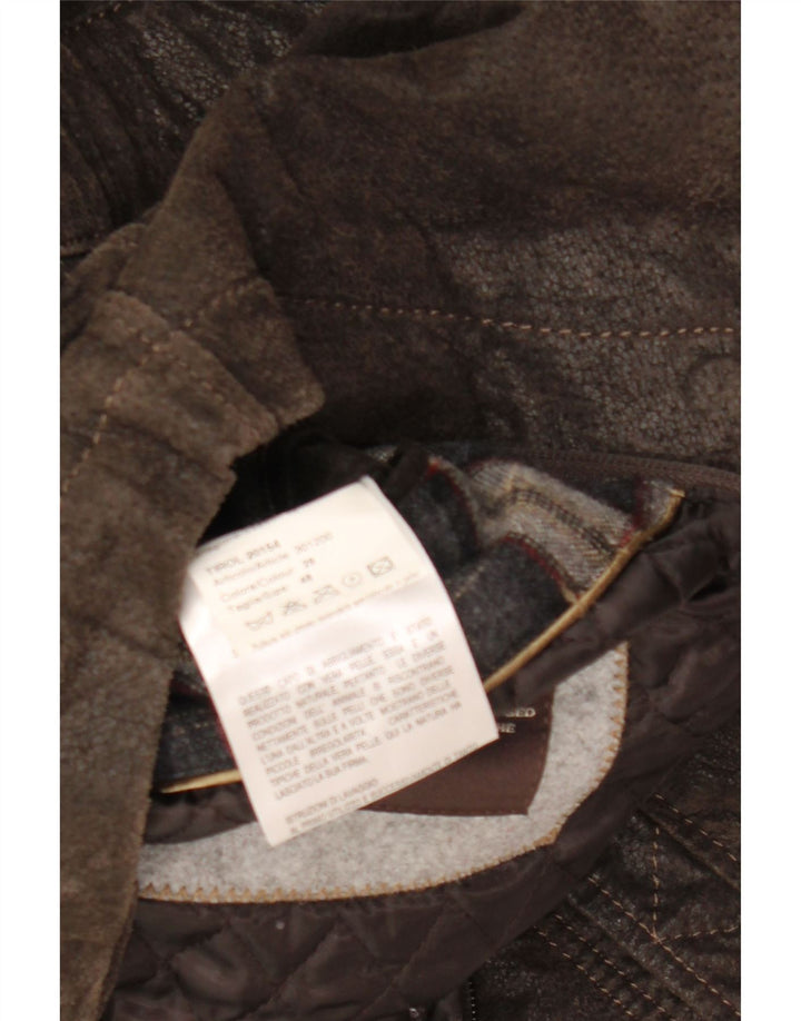 Giacca in pelle da uomo Blackthorn IT 48 Pelle marrone medio