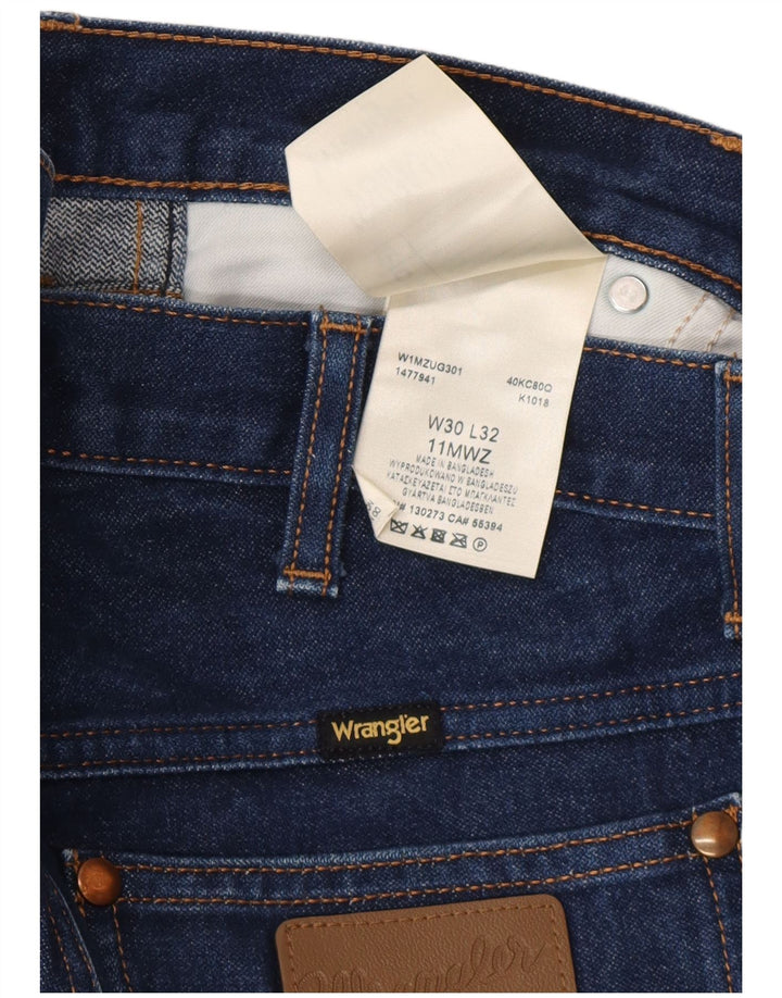 Jeans slim da uomo Wrangler W30 L32 cotone blu