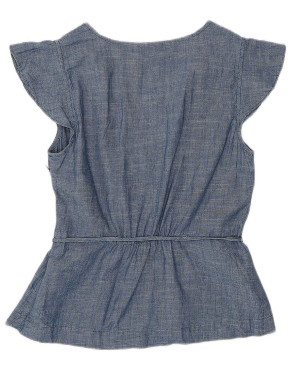 Top camicetta da donna J. CREW US 0 XS cotone blu