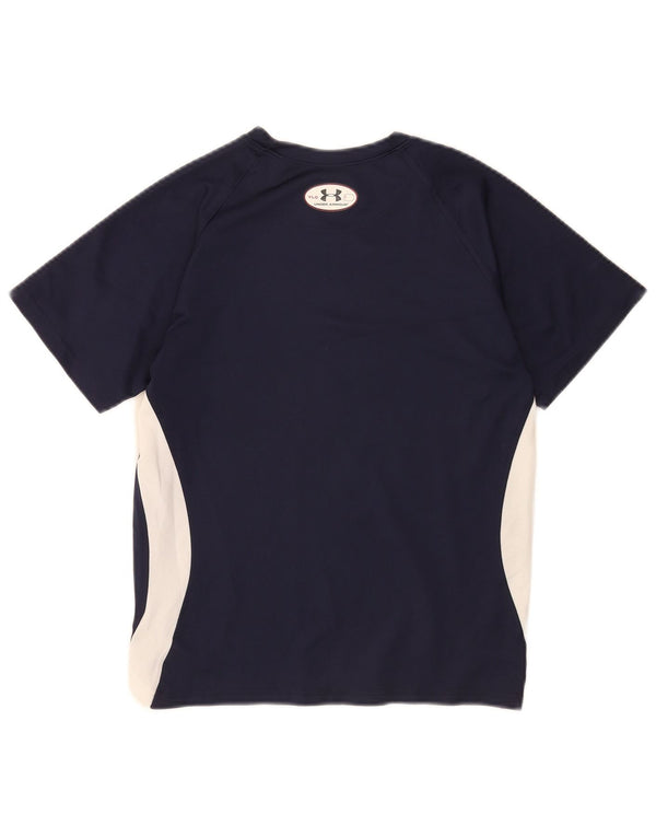 Maglietta Under Armour da bambino Heat Gear 11-12 anni, grande, blu navy