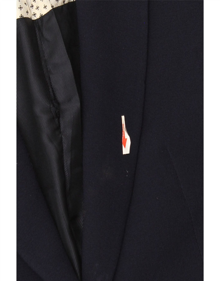 Giacca blazer da donna a 1 bottone Zara UK 12 blu navy medio
