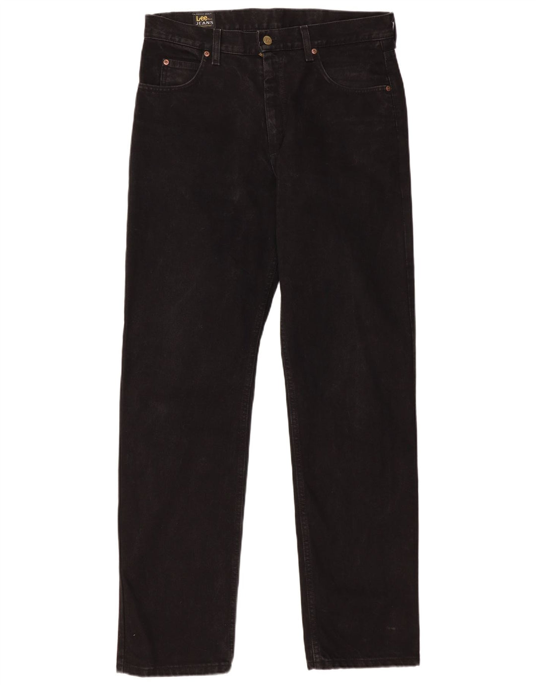 Jeans dritti da uomo LEE W34 L34 cotone nero