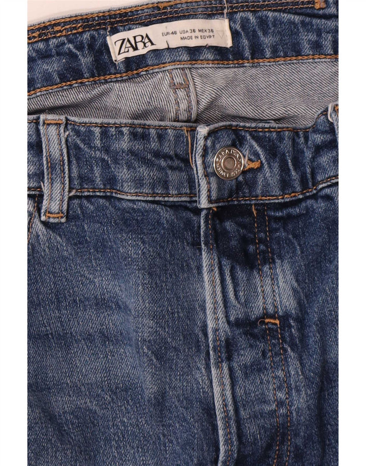 Jeans slim da uomo Zara EU 46 XL W36 L27 Blu