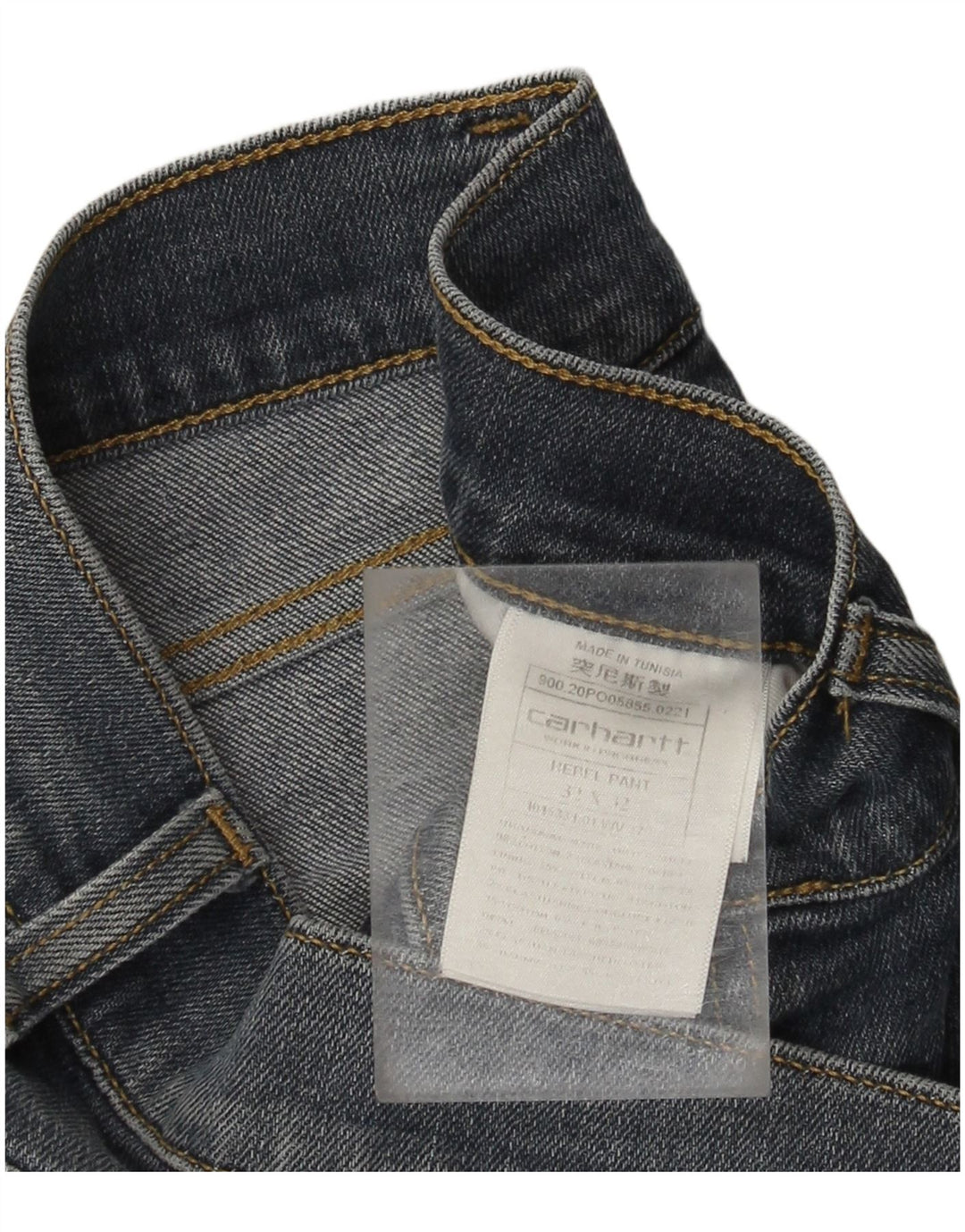 Jeans slim da uomo CARHARTT W32 L27 cotone blu