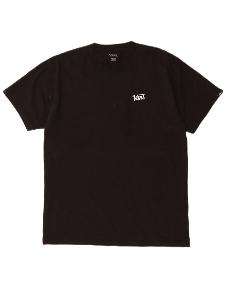 Maglietta da uomo Vans Top in cotone nero medio