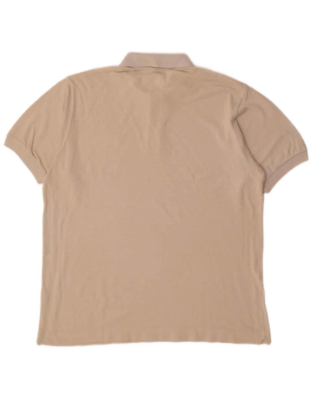 Polo da uomo LACOSTE taglia 5 grande in cotone bianco sporco