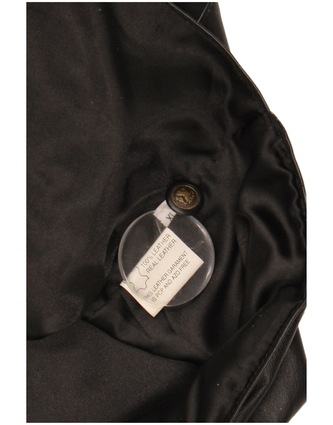 Gilet in pelle da uomo VINTAGE XL in pelle nera