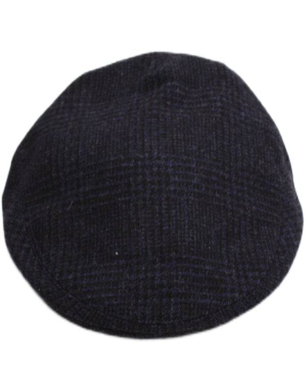 Coppola da uomo Roderick Charles XL Blu navy a quadri in lana classica