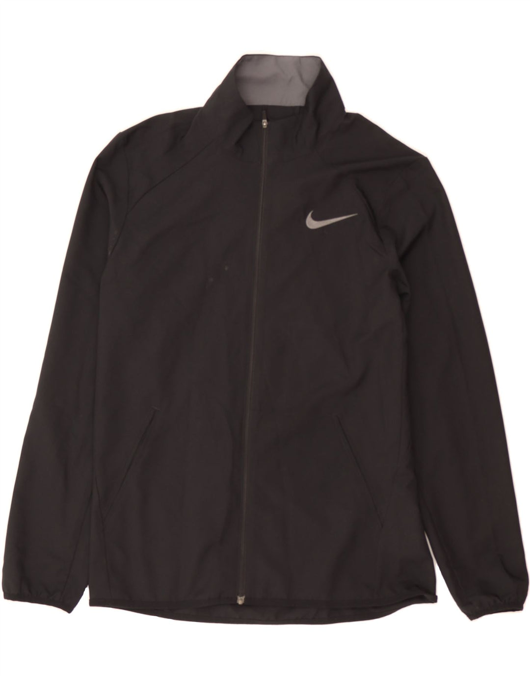 NIKE Mens Dri Fit Tracksuit Top Jacket Small Black Polyester Sports Vintage Nike and Second-Hand Nike from Messina Hembry 